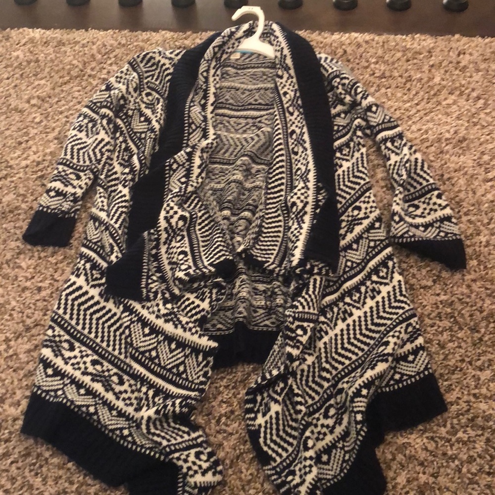 Navy and white Cardigan